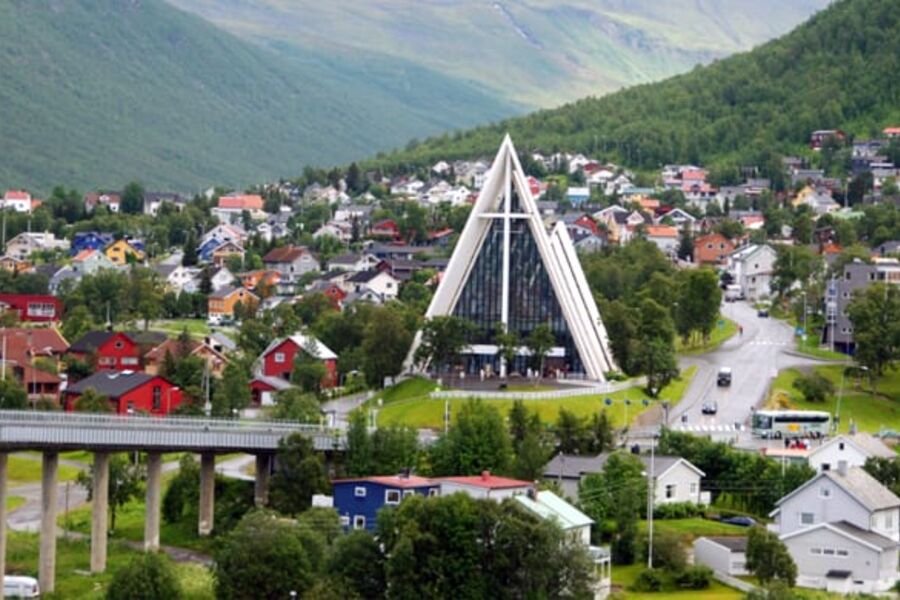 Tromsø - høy byggeaktivitet i flere år fremover.
