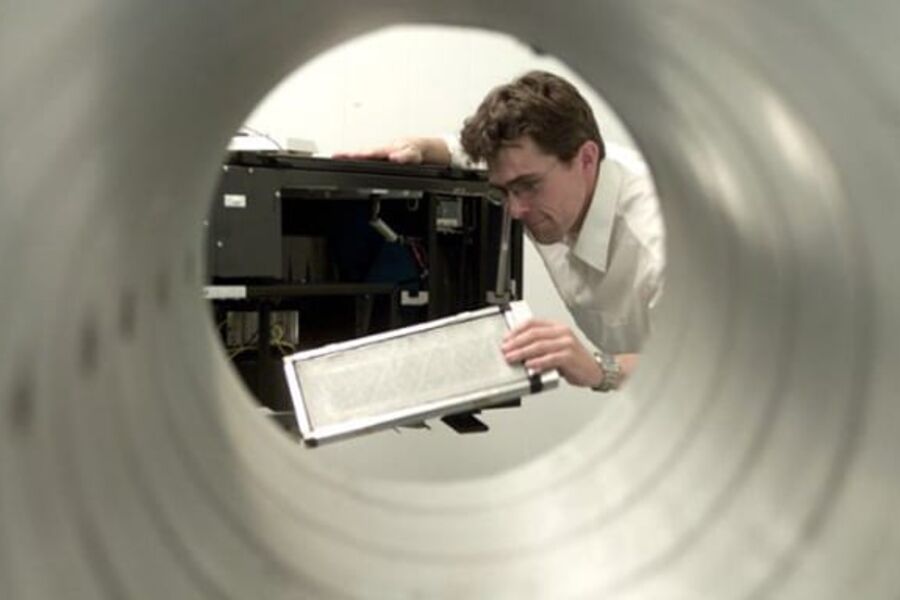 Innregulering og kontroll av ventilasjonsanlegg Illsutrasjonsfoto:sintef.no