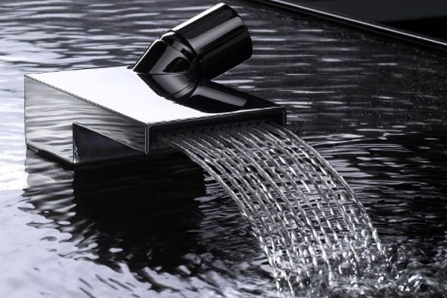 Dornbracht lanserer nye baderomsserie Deque under Designers Saturday. Slik ser produktet ut.