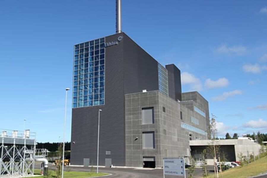 Eidsiva Bioenergi har bygget bioenergianlegget Trehørningen Energisentral. (Foto: Eidsiva)