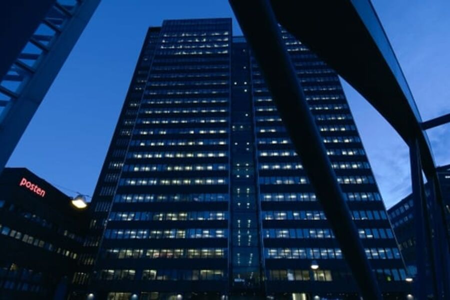 Entra Eiendom som blant annet eier Postgirobygget i Oslo sparer mange hundre tusener på ny avtale med TermoRens AS.