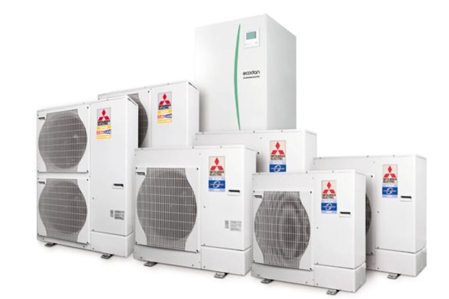 Ecodan justerer seg automatisk etter tilfeldige ytre og indre faktorer og utnytter seg av f.eks. sollys for å holde energiforbruket så lavt som mulig, såkalt Intelligent varmesystem(Auto adaption)