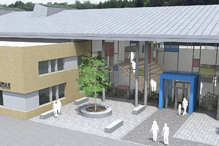 Nye Siggerud skole tegnet av Link Signature.