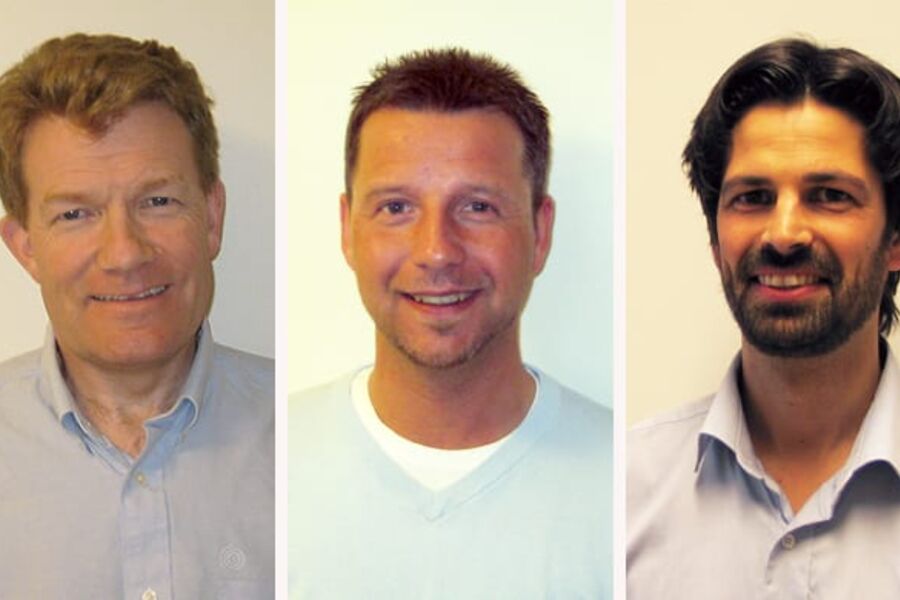 Fra venstre: Robin Kristiansen, Kent Danielsen og John Georg Storvik.