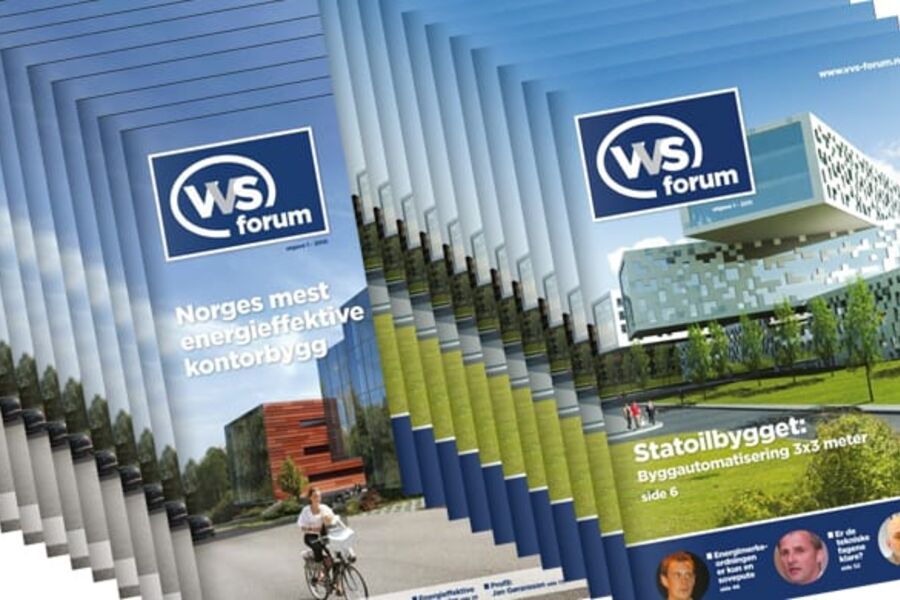 VVS-Forum k0mmer hvert halvår med en trykket utgave for byggebransjen.