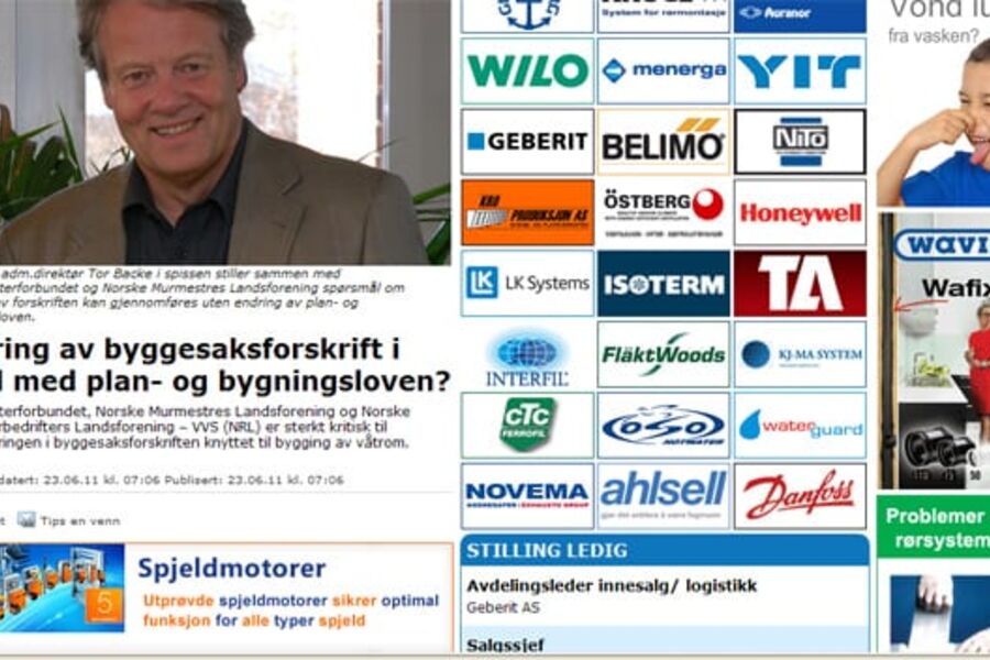 NRL med adm.direktør Tor Backe, Byggmesterforbundet og Norske Murmestres Landsforening gikk i forrige uke hardt ut mot departementets forslag til endring av forskriften.