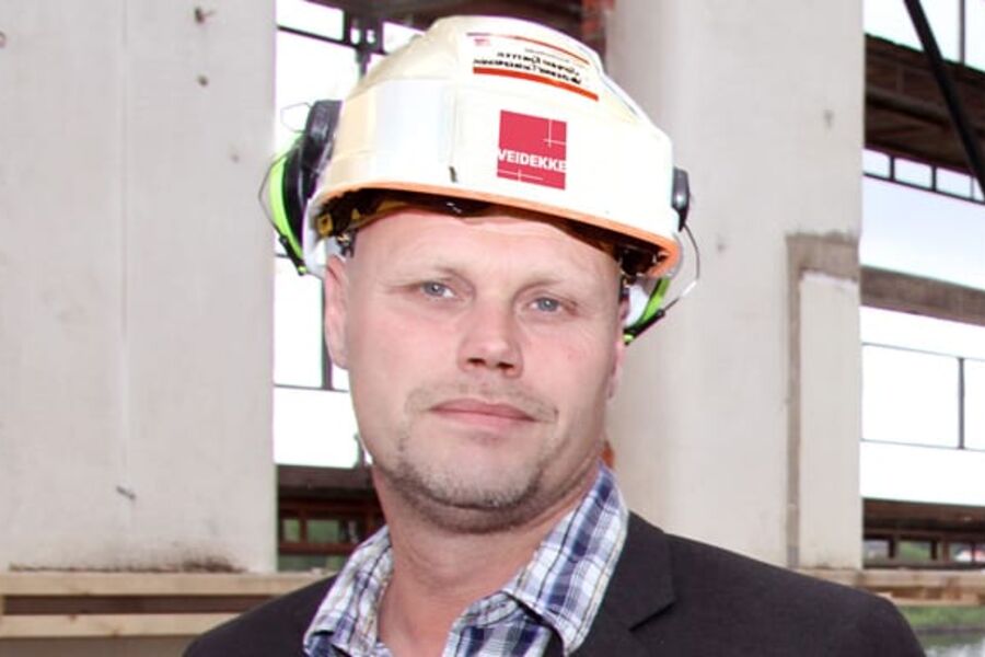 Distriktsleder Roger Dreyer i Veidekke Entreprenør AS.