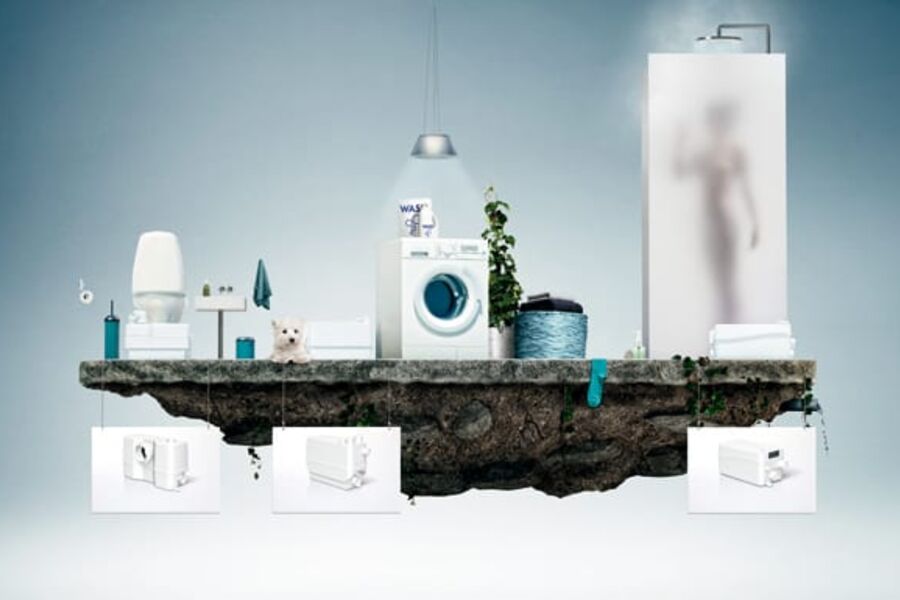 Sololift2- programmet er spesielt utviklet for å håndtere kloakk og avløpsvann fra private hjem.