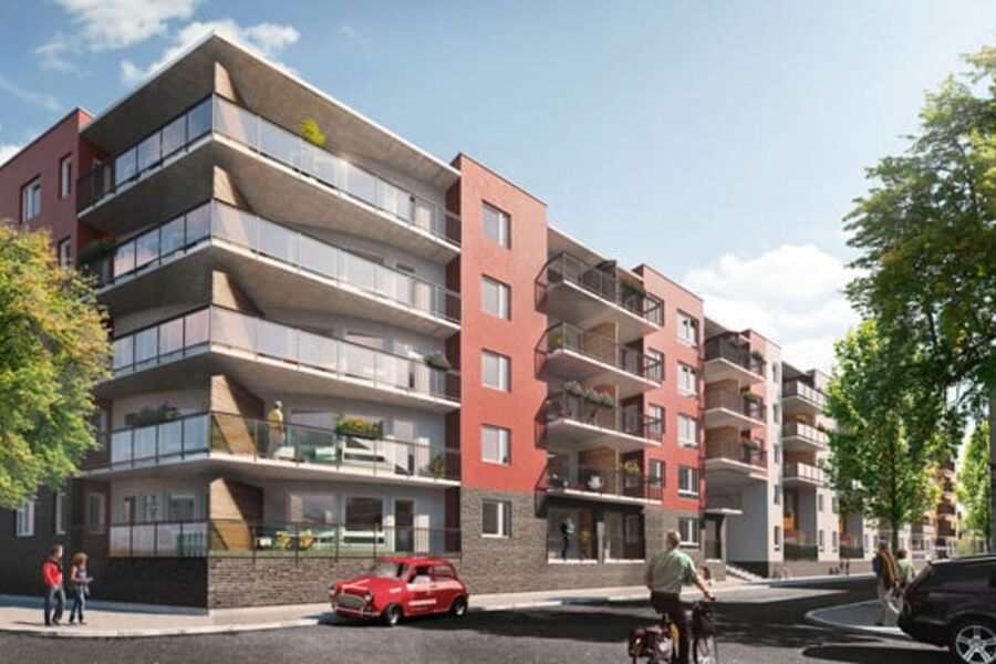 Totalt er det prosjektert fire byggetrinn med til sammen 253 leiligheter, med en estimert salgsverdi på drøyt 900 MNOK.