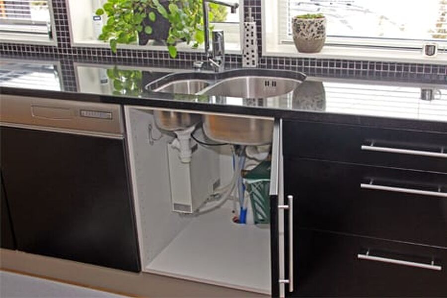 Varmt vann umiddelbart fra vannvarmer, og uten energidrivende tank.