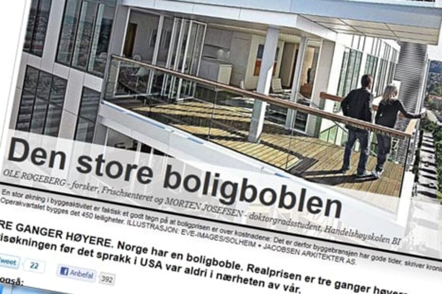 Faksimile av Aftenpostens nettutgave.