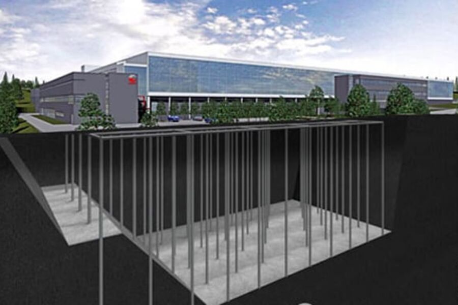 Ilustrasjonsfoto av grunnvarme i Posterminalbygget på Lørenskon