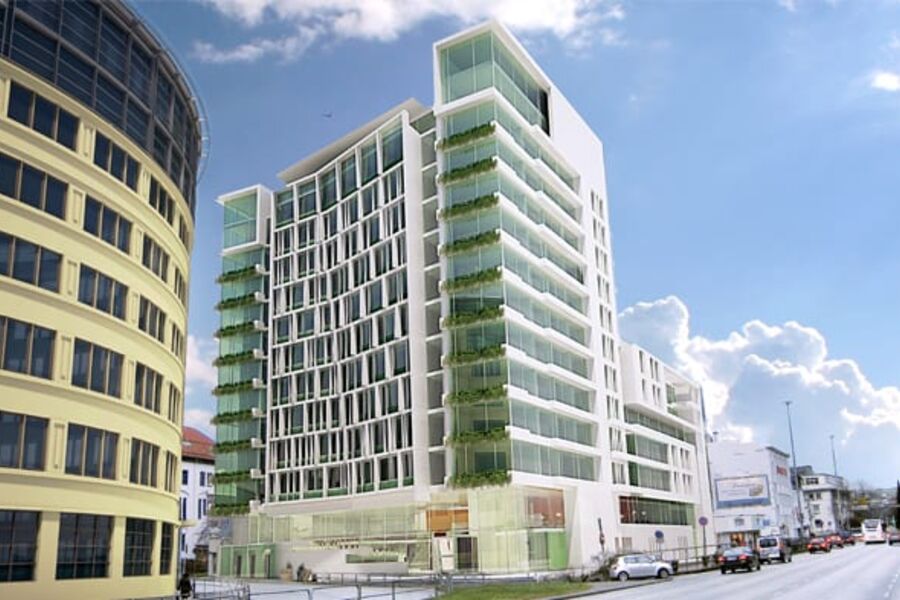 Obos Forretningsbygg AS har tildelt Veidekke Entreprenør AS kontrakt på oppføring av et nytt storhotell i Bergen sentrum.