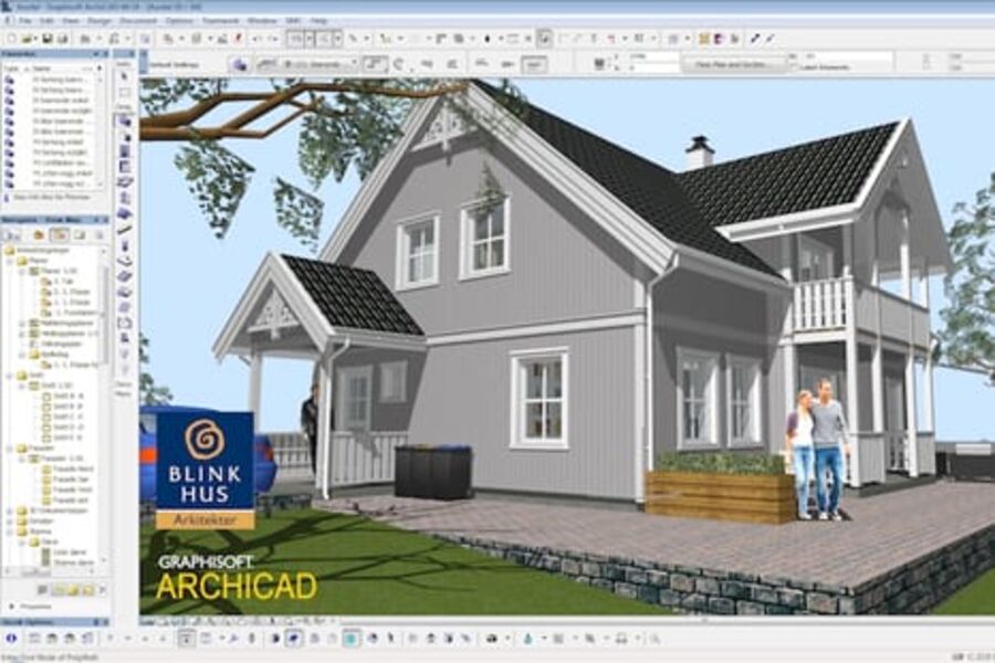 Blink Hus Arkitekter har valgt ArchiCAD. (Illustr.: Graphisoft)