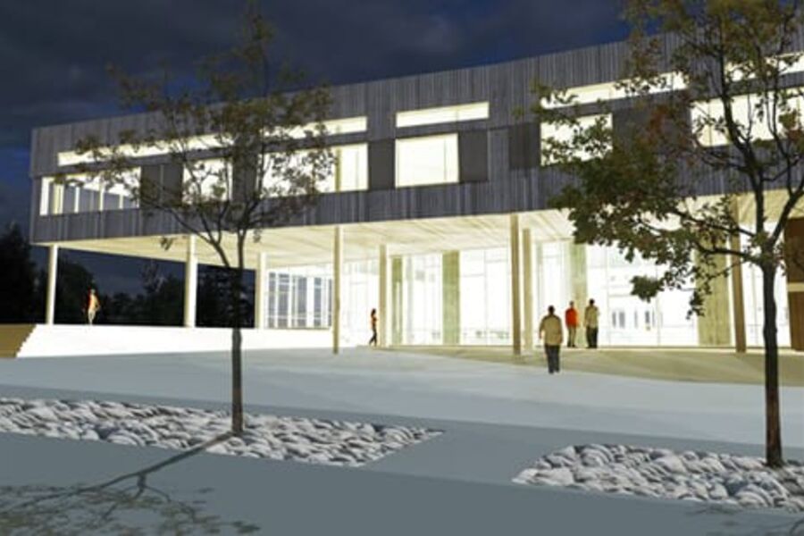 Tangenten, Nesodden. Illustrasjon:Ratio Arkitekter AS