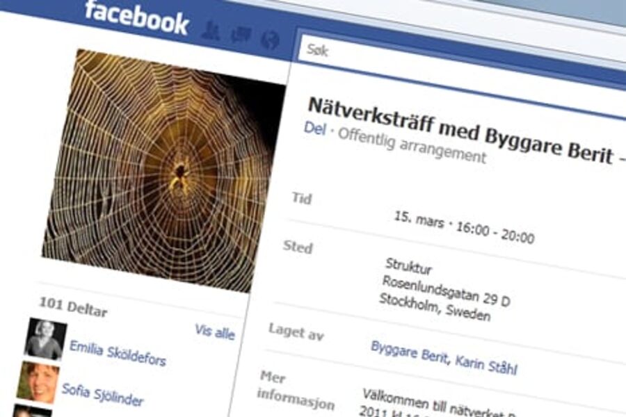 Nytt svensk kvinnenettverk i byggebransjen skaper kontakt på Facebook.