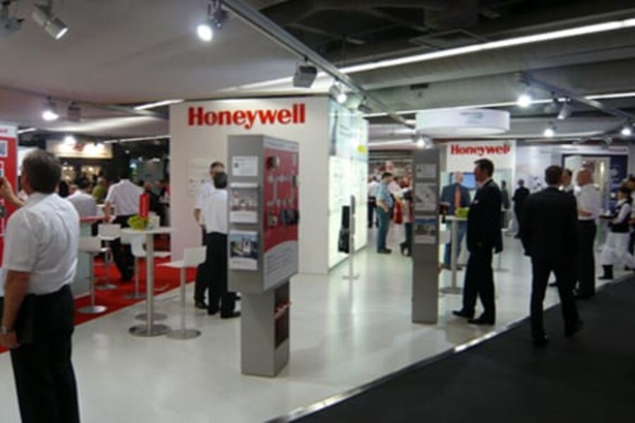 Med en stand på nesten 700m2 strategisk plassert midt i hall 10.1 var Honeywell meget godt synlig på årets ISH messe.