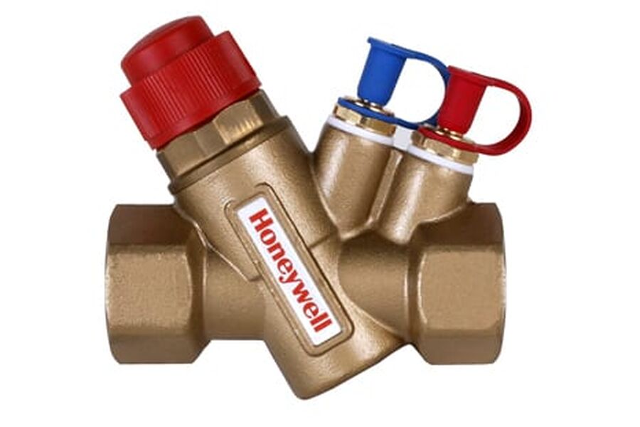 Kombi-QM er en ventil for balansering og regulering, trykkuavhengig med forinnstilling.