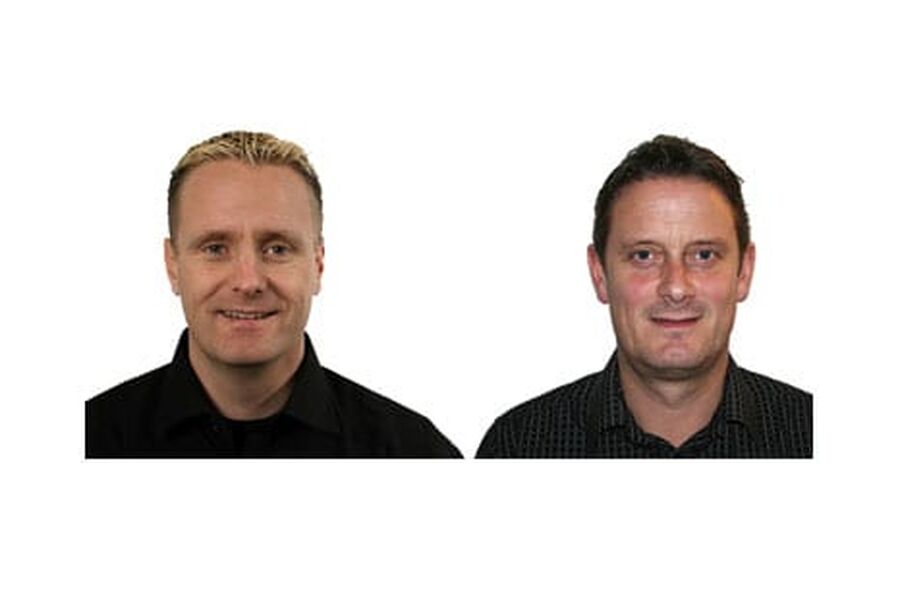 Gøran Andersen (37)og Arve Moksnes(47)og er nye medarbeidere hos ABK Klimaprodukter.