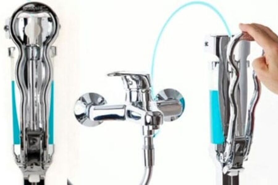 Dette nye produktet med innebygget sjampodispenser skal gjøre hverdagen enklere for folk flest.