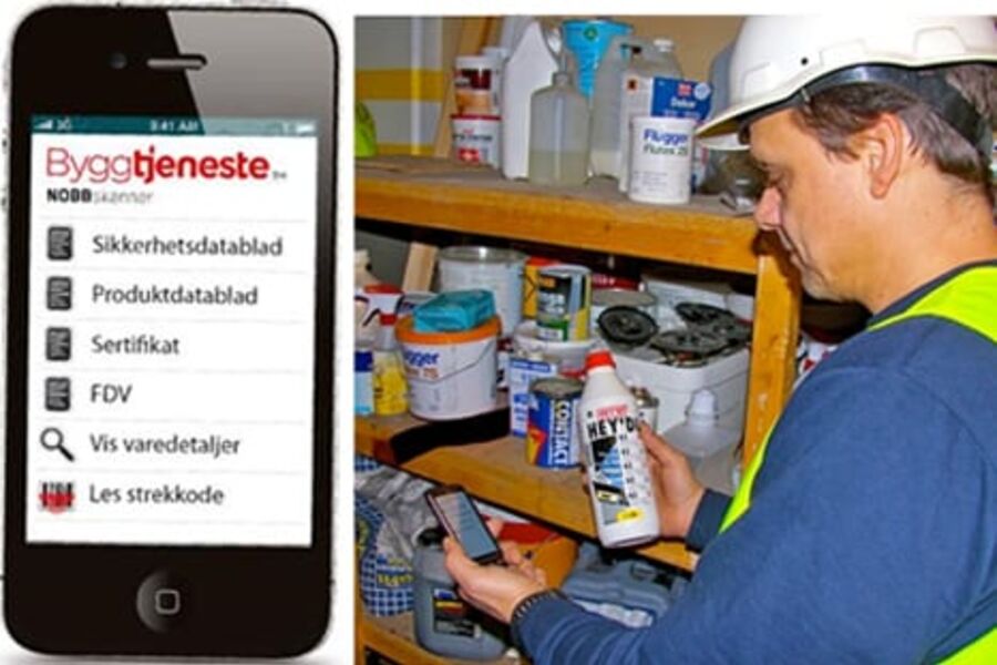 Nå kan du få handyman-kunnskap og kjemiopplysninger rett på telefonen. Foto: Øyvind Berild/Norsk Byggtjeneste