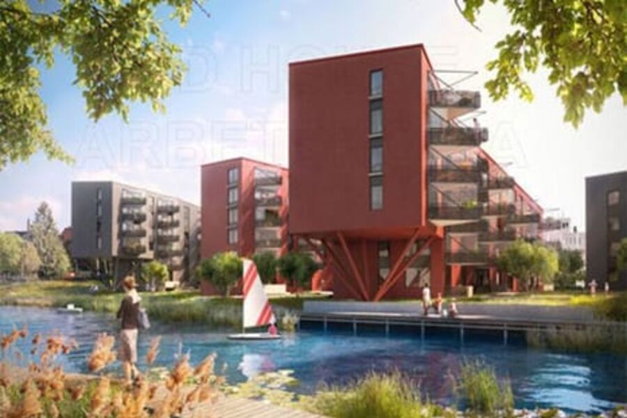 Veidekke Entreprenad skal bygge klimasmarte leiligheter i Bromma ved Stockholm.