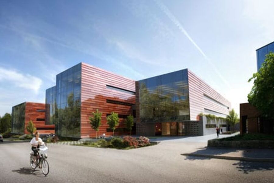 Grønn Byggallianse etablerer Drift og opplegget presenteres 14. desember. Illustrasjonen viser Nordea Liv bygget i Bergen som kommer til å bli et av Norges mest energivennlige bygg.