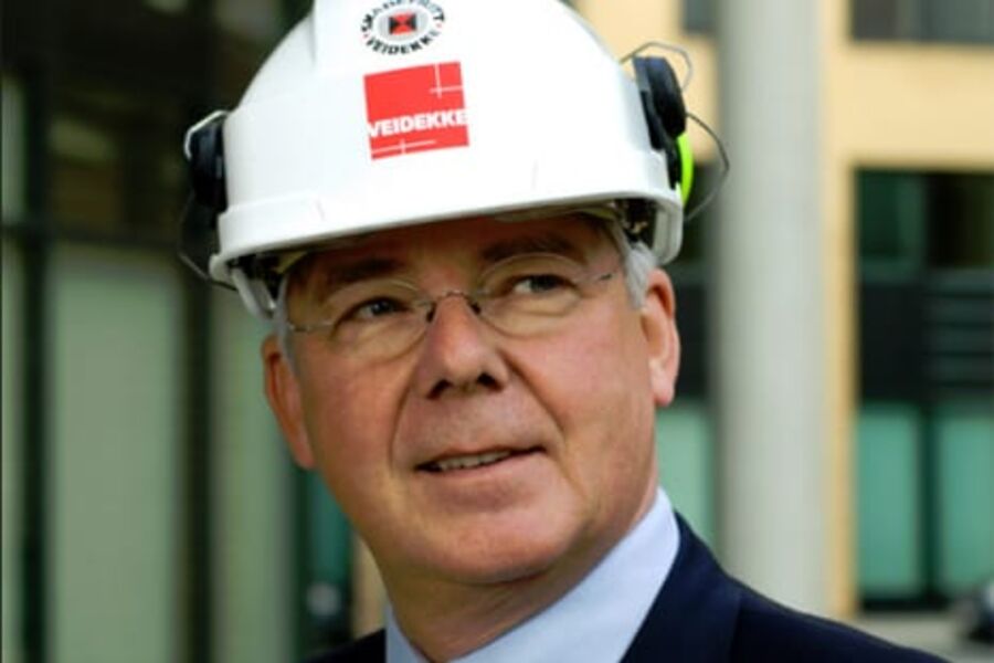 Terje Venold, toppsjef i Veidekke.