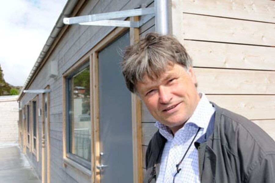 Nils Roar Hareide som er daglig leder ved Runde Miljøsenter, og som også har vært byggherre for prosjektet.