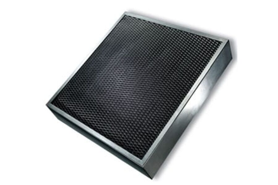 Purafil Puragrid er produsert av et massivt kullmedie med et stort antall små, parallelle celler som luften strømmer gjennom.