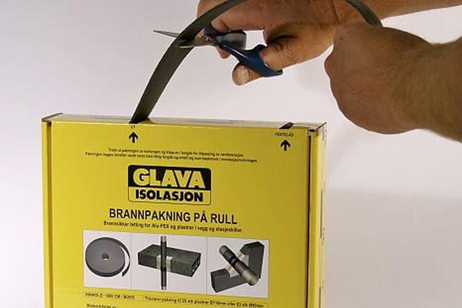 Brannpakningen kommer til å forenkle hverdagen både for rørlegger og grossist med ett produkt i bilen/hylla, mener Glava.