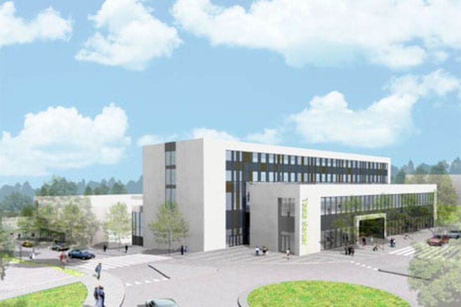 Tasta Senter i Stavanger.Prosjektet skal oppføres i totalentreprise og arkitekt er Link Signatur AS i Sandnes.