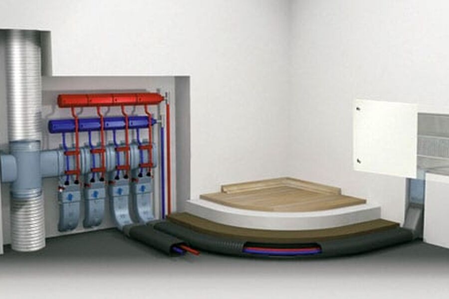 Pluggit har patentert sitt luftfordelingssystem.