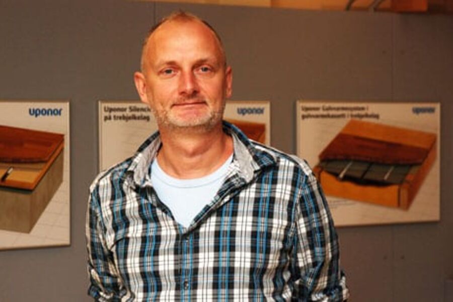 Finn Olaussen er ansatt i Uponor sentralt og er produktansvarlig for Norden. Han ser frem til lanseringen av det nye tappevannsystemet under vvs-dagene.