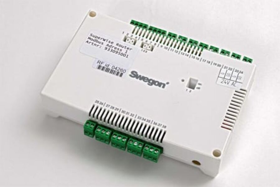 Wise-systemet er et VAV-system som regulerer temperatur, luftflyt og luftkvalitet i alle rom i bygningen.
