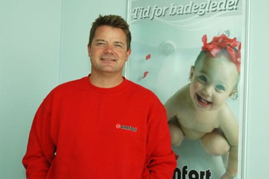 Comfort har plass til flere medlemmer, uttaler adm. dir. Knut Strand Jacobsen, som inviterer potensielle medlemmer ut på en spennende reise under VVS Dagene 20.  22. oktober 2010. (Foto: Jan H. Kalvik)