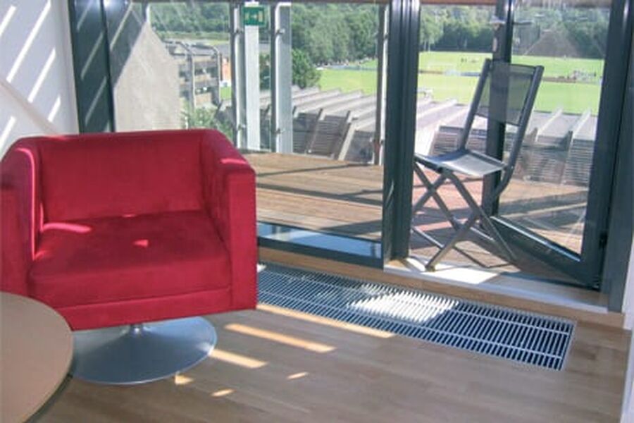 Konvektorristene kan tilpasses rommet med materialtyper eller lakk.