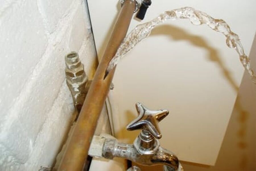 Rekordmange vannskader så langt i år.Illustrasjonsfoto.