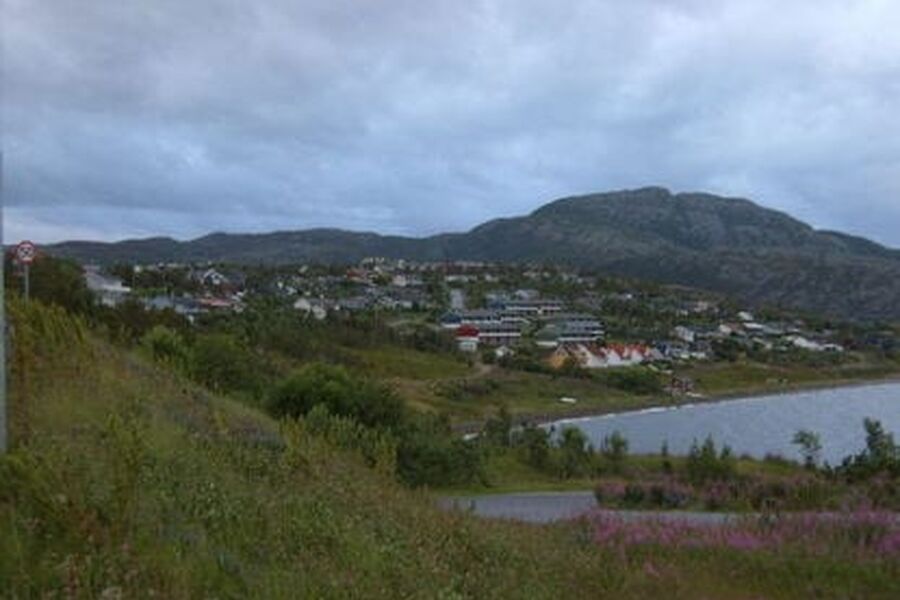 Nedre del av Bossekop i Alta.