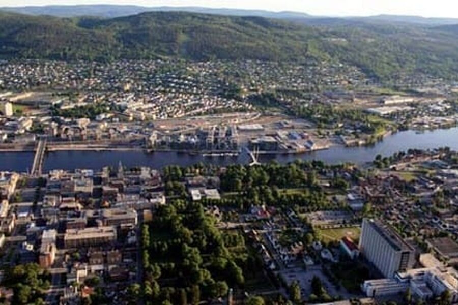 Drammen med ambisiøse energimål. Foto: Drammen kommune.