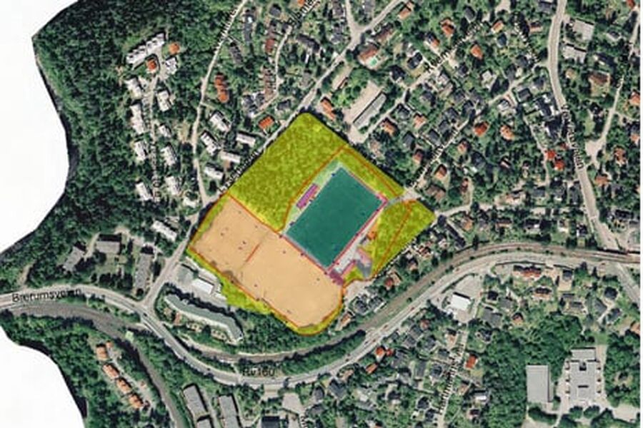 Ullern idrettspark i Oslo.