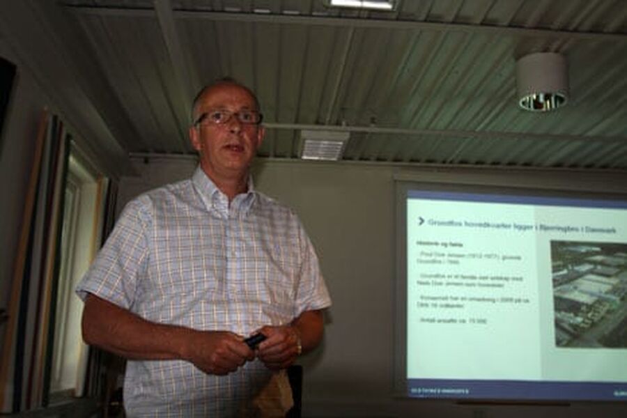 Administrerende direktør, Per Frydenberg til tilfreds med utviklingen av Grundfos Norge AS (Foto: Jon Henriksen)