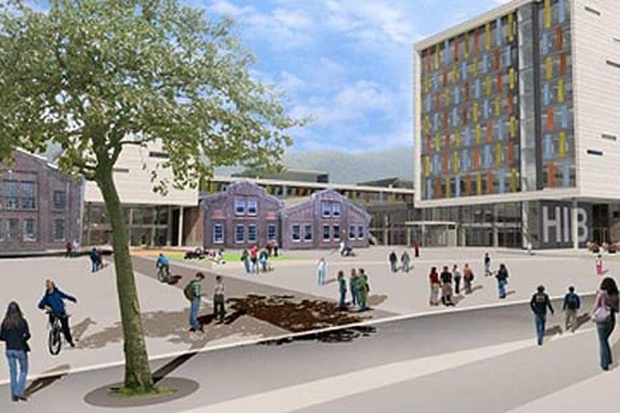 Swecos Energidesign ved Høgskolen i Bergen.