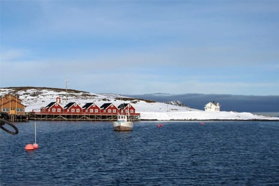 Mehamn, administrasjonssentret i Gamvik, vakkert med foreløpig uten klimaplan. Foto: Per Henriksen