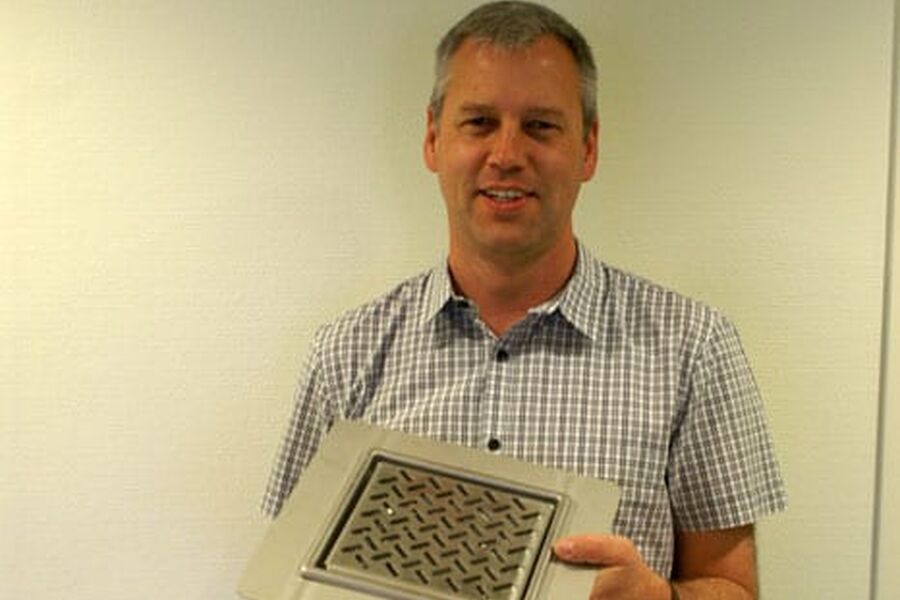 Markedssjef Lars Ryefalk i Furhoffs Rostfria er veldig fornøyd med utviklingen på det norske markedet om dagen.