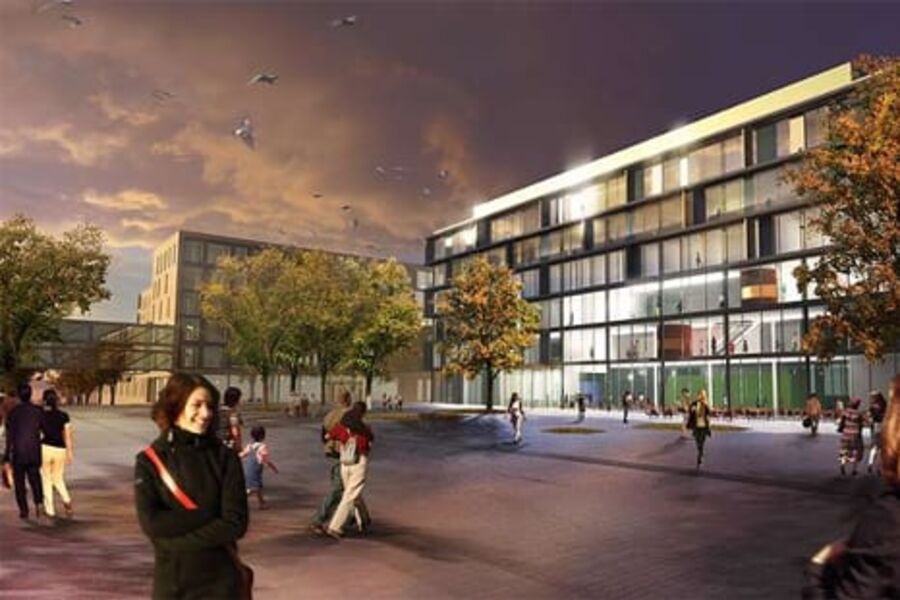 Kunnskapssenteret ved St Olavs Hospital skal bygges ved hjelp av utstrakt bruk av BIM. Illustrasjon: Medplan Arkitekter)