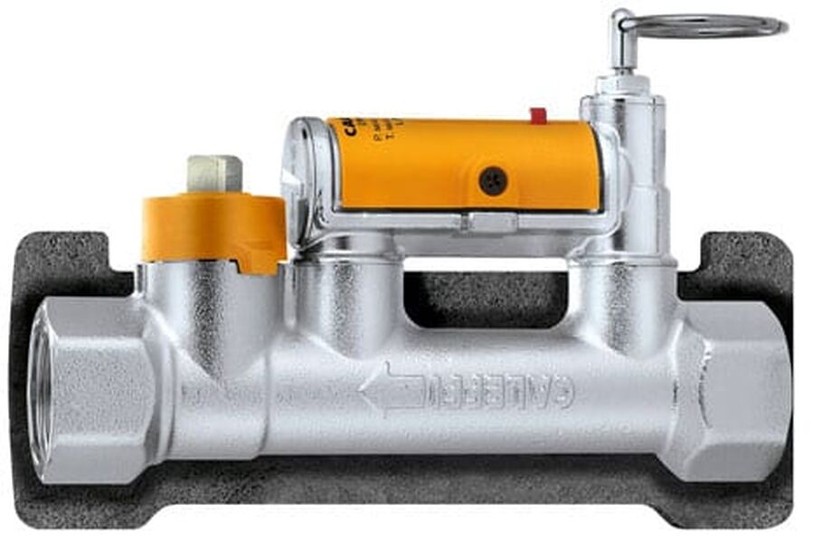 Strupeventil med isolasjon.