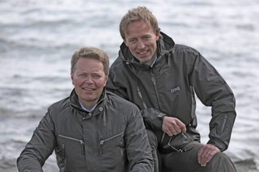 Christian Nørgaard Madsen (venstre) og Terje Bygland Nikolaisen.