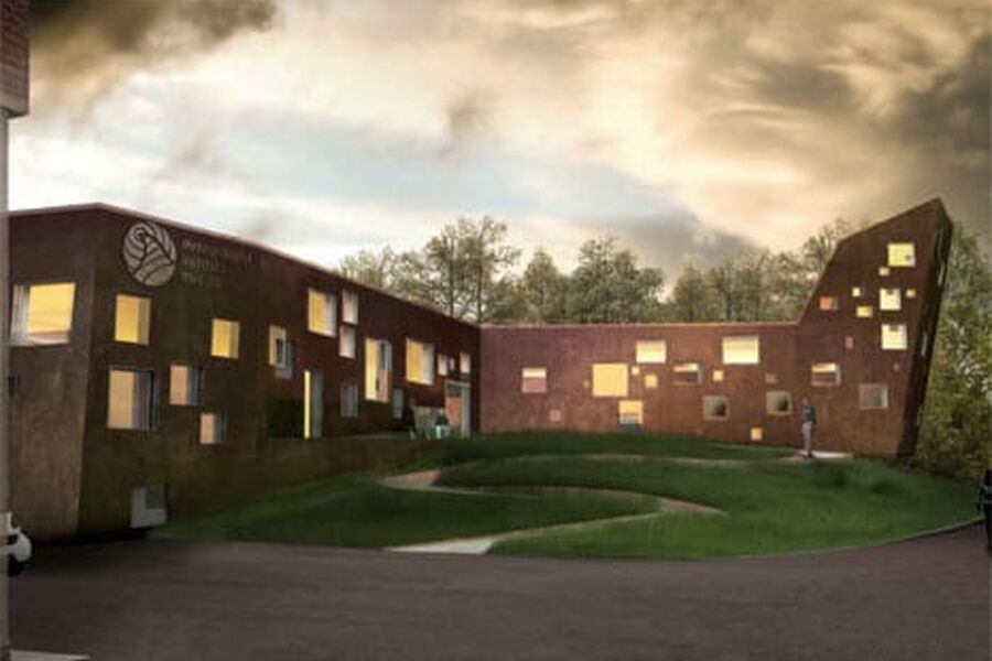 Meteorologisk Institutt sitt ny planlagte bygg i Oslo,skal inneholde datahall og kantine.2. etasjen skal være med passivhusstandard.Dette er et prosjekt som er en del av Future Built.