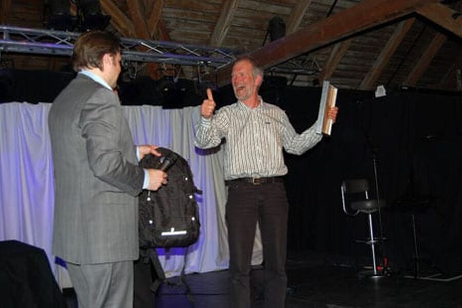 Vidar Gullhav fra Nesbru Rør i Asker ble forleden kåret til Årets rørkjøper under kjedens årsmøte i Stavanger.